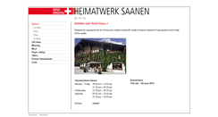 Desktop Screenshot of heimatwerk-saanen.ch