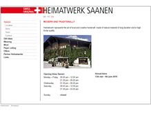 Tablet Screenshot of heimatwerk-saanen.ch